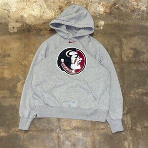 vintage flordia state university nike center swoosh hoodie size L